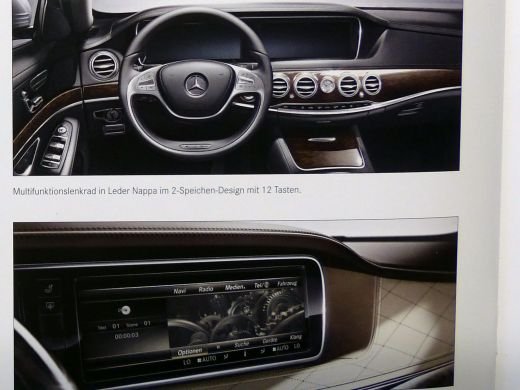 FOTO Rafinament, stil si eleganta! Primele imagini oficiale cu noua limuzina S-Klasse de la Mercedes!_13