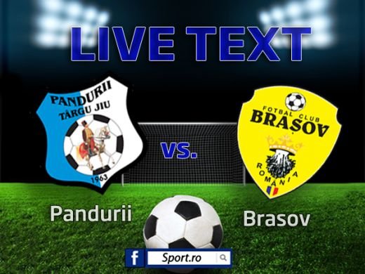 Pandurii pierde incredibil in minutul 94! Popa a egalat in min 88, Machado a dat lovitura la ultima faza! Pandurii 2-3 Brasov! Vezi toate fazele meciului: