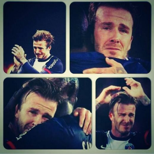 VIDEO A inceput sa planga si n-a mai vrut sa iasa de pe teren! ULTIMUL tango la Paris pentru Beckham! Lacrimile unui jucator UNIC!_15