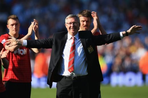 THRILLER! Ferguson a plecat suparat dupa 5-5 cu WBA! Un fan a vrut sa intre pe teren! Super FOTO de la 'Fergie 1500', ultimul meci al lui Sir Alex:_27