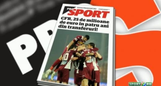 Citeste vineri in Prosport: Ce suma incredibila a obtinut CFR Cluj din vanzarea de jucatori: