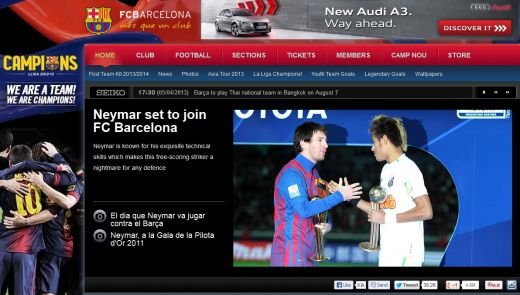 DEFINITIV si IREVOCABIL! Neymar a semnat pe 5 ani cu Barcelona! Anuntul facut pe site-ul oficial al clubului: