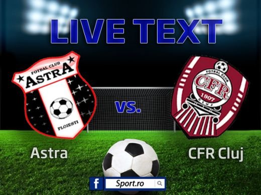 Astra 3-3 CFR Cluj! Maah reuseste dubla! Greseala grava de arbitraj: penalty inexistent, rosu acordat gresit in favoarea CFR-ului!