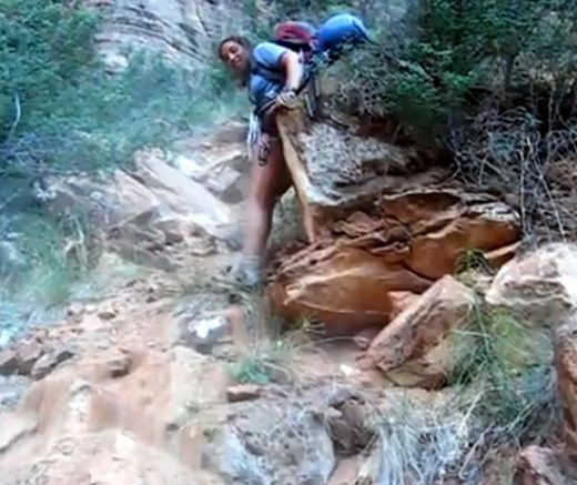 Escaladau linistiti un munte cand ceva INCREDIBIL s-a intamplat: MOARTEA a trecut pe langa ei! VIDEO