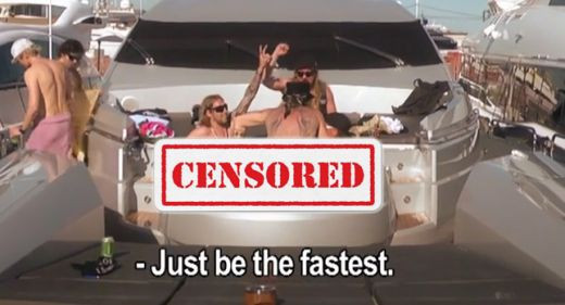 Imagini INDECENTE cu o vedeta din Formula 1, pe un yacht din Monaco! Ce SFAT le-a dat unor soferi incepatori! :) VIDEO