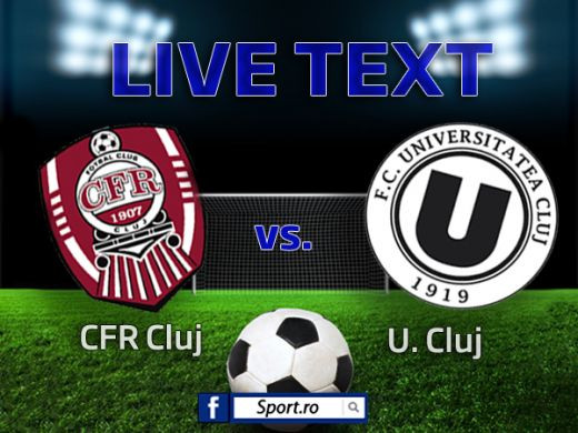 CFR 3-1 U Cluj! Maah decide derby-ul Clujului cu un HAT TRICK de senzatie! Sepcile pierd ultimul meci in prima liga! Vezi toate fazele: