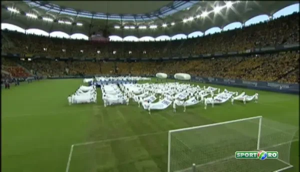 Scene DEMENTIALE pe National Arena! Super coregrafie a Petrolului, atmosfera de senzatie in stadion! SUPER IMAGINI