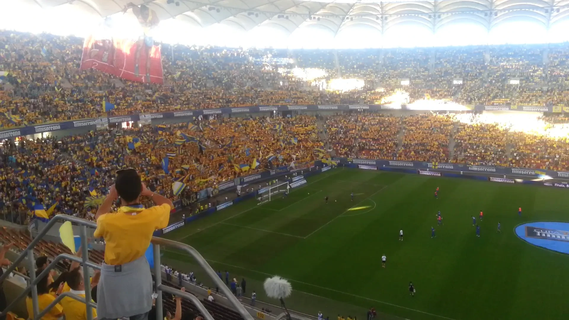 Moment EMOTIONANT pe National Arena! Faza pentru care merita sa te apuci de fotbal! Ce s-a intamplat inainte de FINALA VIDEO