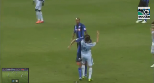 VIDEO Nesta l-a copiat pe Zidane! Si-a facut KO adversarul cu o lovitura de cap! Faza ca l-a scos din minti in SUA!