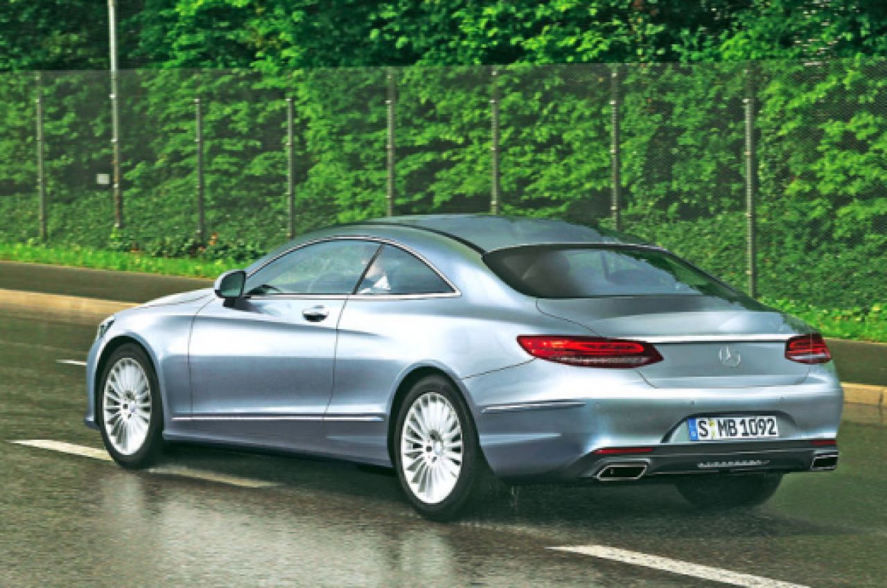FOTO Un nou Mercedes: CLS Coupe! Nemtii ne prezinta primele imagini! Limuzina sportiva pregatita pentru Frankfurt:_2