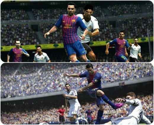 DUELUL care imparte fanii fotbalului mai ceva ca Messi vs Ronaldo! Jocurile care imita perfect realitatea! Cum vor arata PES 2014 si FIFA 14! Care e mai tare? VIDEO