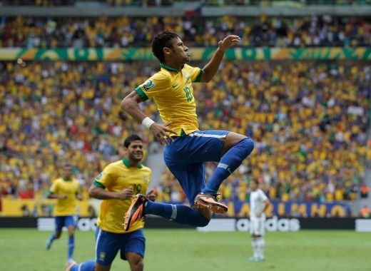 Gol GENIAL Neymar, Hulk, Oscar si Dani Alves au facut SHOW total la Cupa Confederatiilor: Brazilia 3-0 Japonia! Vezi toate fazele: