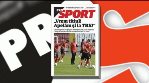 Miercuri in ProSport: Multescu imprumuta metodele Stelei ca sa ia titlul cu Dinamo!