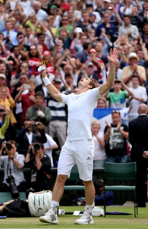 Meci intre gentlemani cu suporteri HULIGANI! Sir Alex Ferguson s-a comportat ca un ULTRAS la meciul castigat de Murray! Atmosfera de senzatie la Wimbledon: FOTO_9