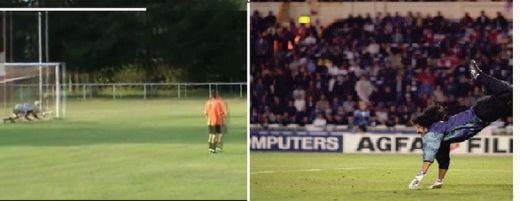 Cea mai spectaculoasa executie din istoria fotbalului a fost REEDITATA! Scorpionul lui Higuita, incercat de un ANONIM! Ce a iesit: VIDEO