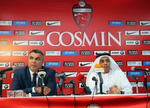 Mourinho? Ancelotti? Noi il avem pe OLI! Cosmin Olaroiu este zeu la arabi! Cum l-au prezentat seicii milionari de la Al Ahli! FOTO VIDEO: