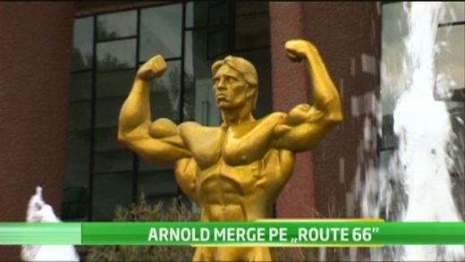 Arnold e chemat in Romania sa-si vada statuia! Unde e asteptat :)