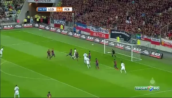 VIDEO Moment istoric: Neymar a debutat la Barcelona! I-au oferit banderola, a REFUZAT! Lechia 2-2 Barcelona, vezi rezumat!