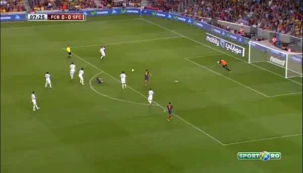 Afacere sud-americana pe Nou Camp! Neymar a castigat primul trofeu alaturi de Messi! Video Barcelona 8-0 Santos!
