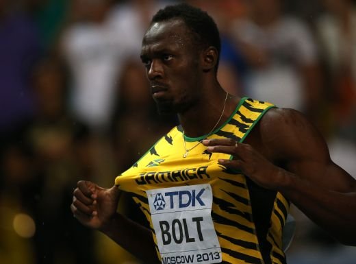 Dovada INCREDIBILA ca Bolt e un FULGER adevarat! Imaginea anului in sport! Ce a surprins un fotograf pe linia de sosire: