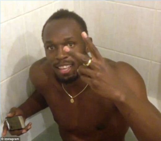 Usain Bolt este ZEUL rasului! Ce poze a urcat pe contul de Instagram dupa finala de la Moscova: