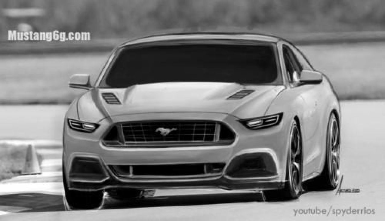 FOTO Asa va arata noul Ford Mustang! Americanii invadeaza Europa! Cu ce modificari vine generatia 6:_9