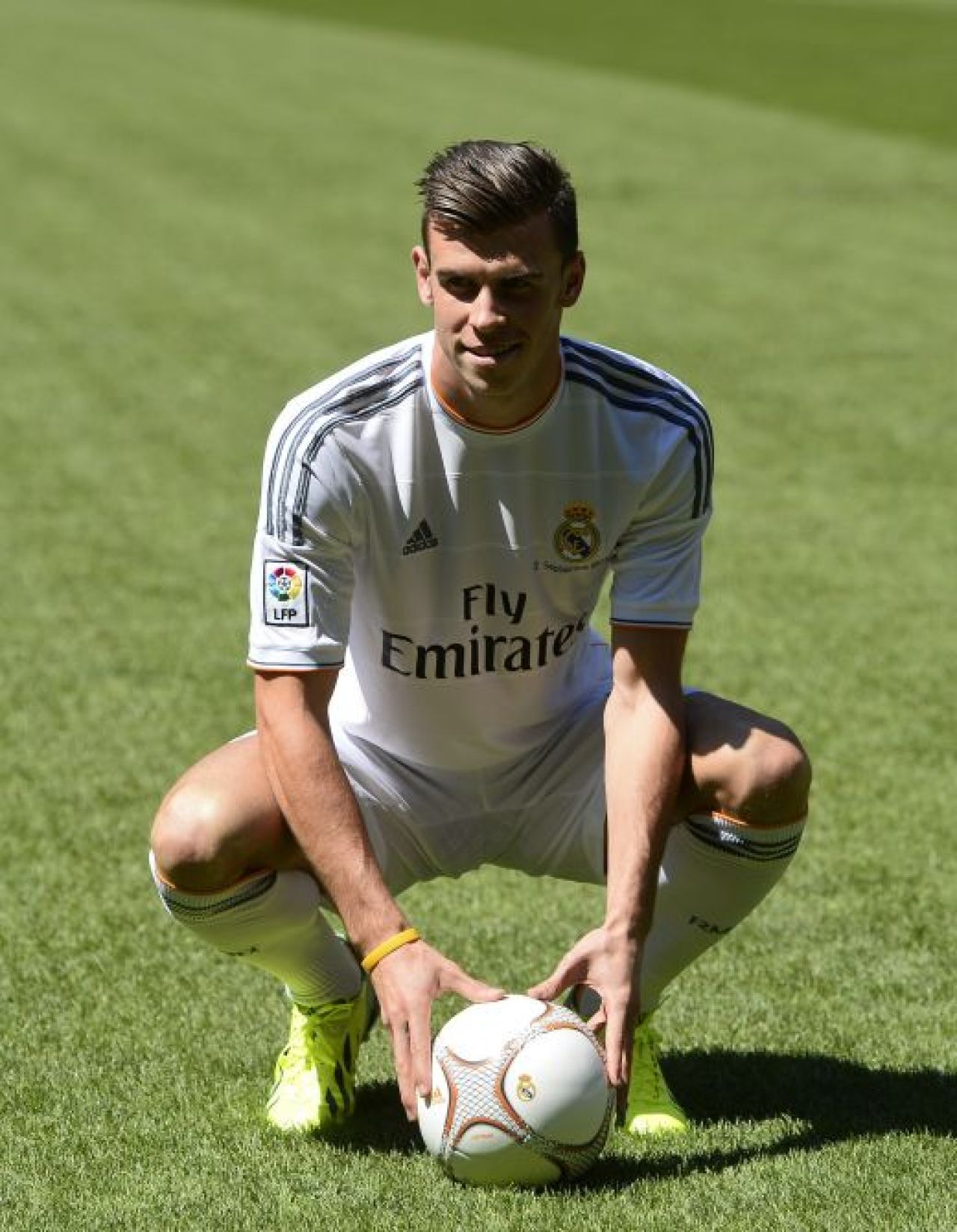 FOTO: Bale a fost prezentat astazi ca jucator al Realului!