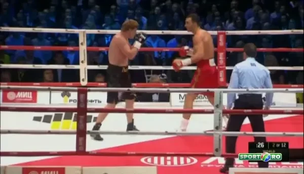 Povetkin a fost numarat in repriza a doua!