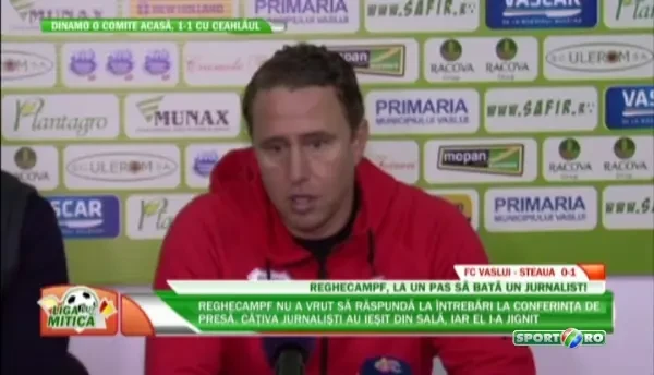 VIDEO: Aroganta care l-a SCOS din minti pe Reghecampf! A ras nervos si a plecat! Faza care a declansat NEBUNIA dupa meciul Stelei