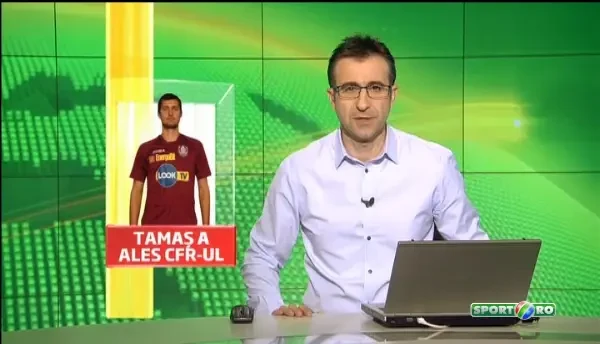 OFICIAL! Tamas a fost prezentat intr-o conferinta de presa: "CFR e singura sansa sa-mi relansez cariera, sa mai prind un transfer afara!"
