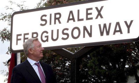 CE ONOARE: 'Sir Alex Ferguson' este numele unei strazi din Manchester!