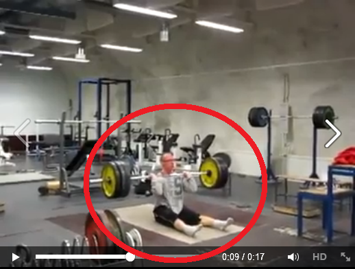 Exercitiul IREAL pe care 1 dintr-un MILION de oameni il pot face! Vezi ce face nebunul asta cu o haltera de 100 de kilograme! VIDEO: