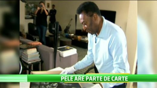 Pele a lansat in Brazilia cea mai scumpa carte despre fotbal! Pele a plans de emotie la lansare! VIDEO