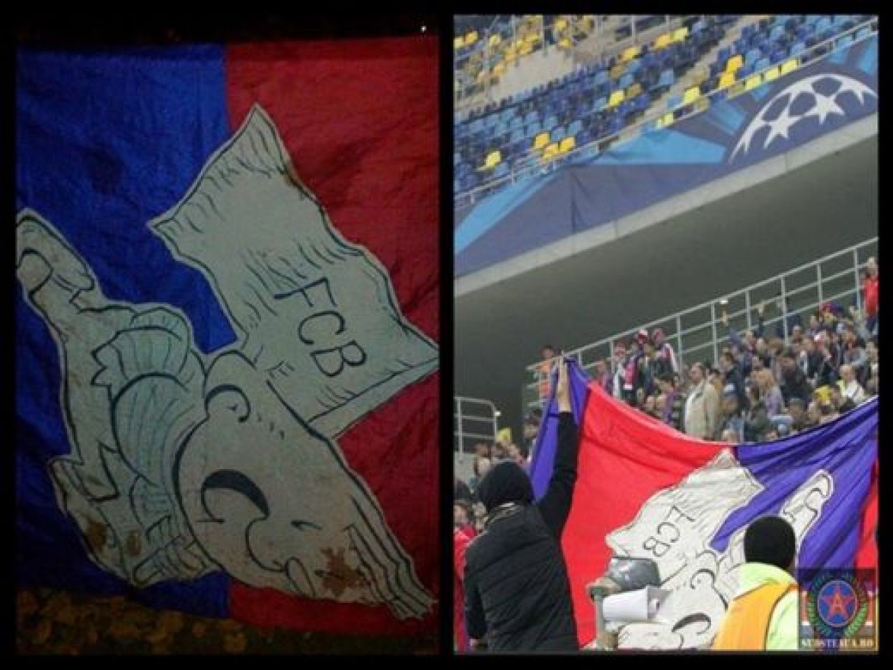 FOTO: Fanii Stelei i-au DESFIINTAT pe ultrasii lui Basel! Captura pe National Arena! Cu ce se mandeste Peluza Sud:_1