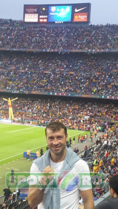 Lucian Bute a fost pe Camp Nou la Barca 2-1 Real: