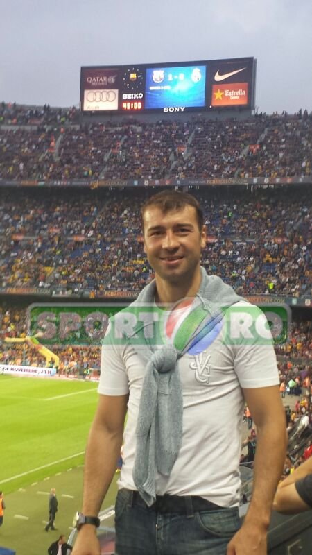 Lucian Bute a fost pe Camp Nou la Barca 2-1 Real: 