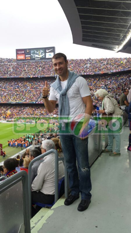 Lucian Bute a fost pe Camp Nou la Barca 2-1 Real: