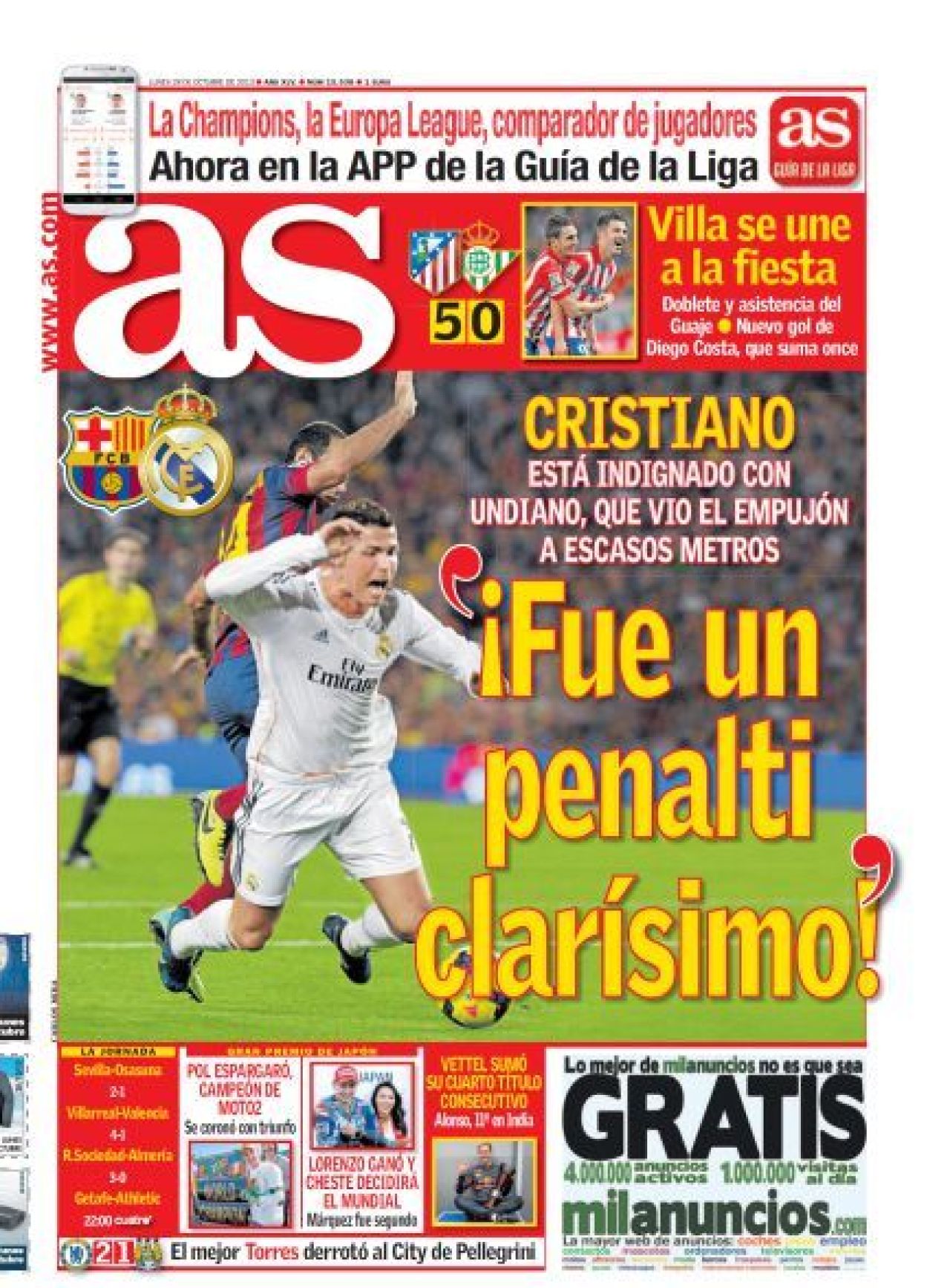 Ronaldo PLANGE dupa El Clasico:
