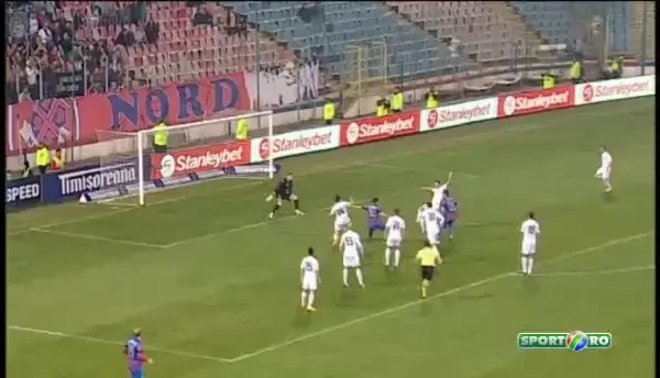 Steaua - Poli 1-0 (video)