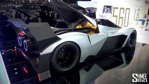 Arabii au lansat cea mai RAPIDA masina din lume: are 5000 de CAI si atinge 560 km/h!