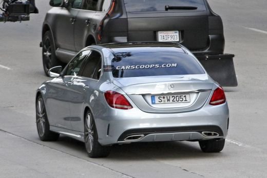FOTO Mai usoara, mai RAPIDA, mai PUTERNICA! Asa arata noua Clasa C de la Mercedes! Se lanseaza in 2015!_11