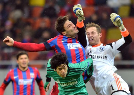 FAZA care a enervat pe toata lumea cu Schalke! Si cei de la Bild se mira ca nu s-a dat penalty pentru Steaua: Numai un MACELAR n-a vazut!