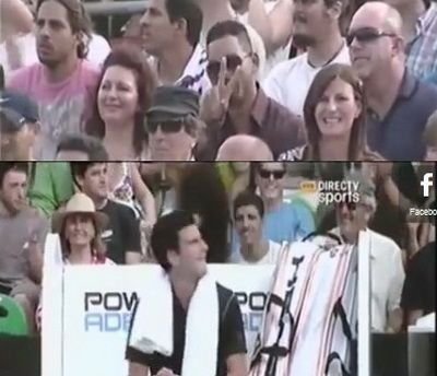 SUPER VIDEO Djokovic si Will Smith au facut SHOW in fata lui Nadal! Momentul care a ridicat tribuna in picioare!