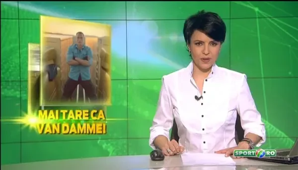 Valahu ii da CLASA lui Van-Damme! A dus clipul anului la un nou nivel! Cum a facut spagatul uriasul de 135 de kilograme: VIDEO