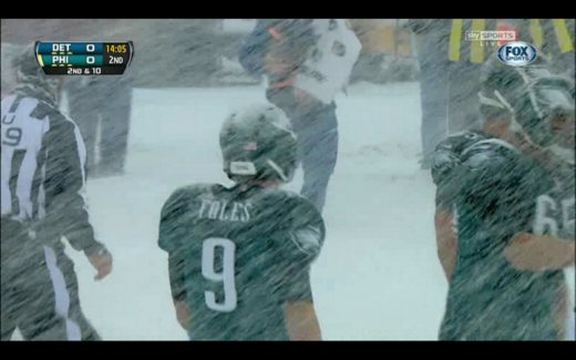 Conditii INCREDIBILE! Un meci din NFL s-a jucat pe un teren IMPOSIBIL: Zapada era pana la glezne! FOTO_3