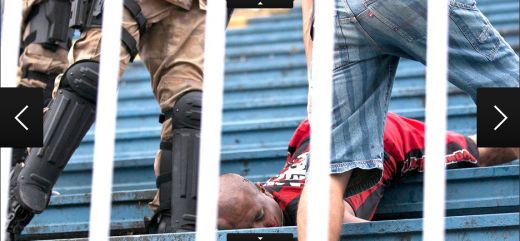 Urmeaza un mondial in SALBATICIE! Bataie crunta intre suporteri la Atletico - Vasco da Gama! Armata a trimis un elicopter pe teren! IMAGINI SOCANTE_4