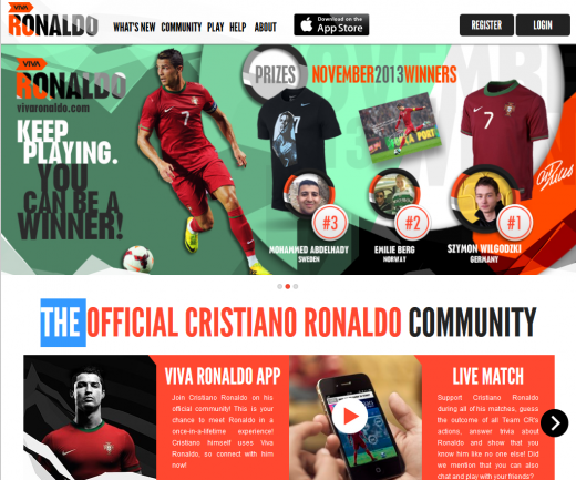 Cristiano Ronaldo vrea sa fie noul Mark Zuckerberg! Starul Realului si-a lansat ieri propria retea de socializare! Fanii lui Messi au BAN pe acest site :)