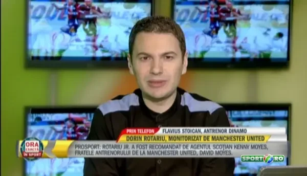 Rotariu, monitorizat de Manchester United! Reactia lui Stoican: "In scurt timp va face pasul!" VIDEO