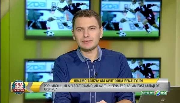 Porumboiu: A fost penalty pentru Dinamo la hentul lui Sanmartean Sef strain in fruntea CCA? Nu mai e o solutie