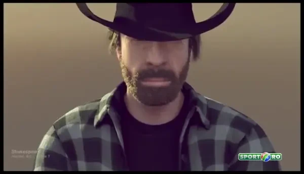 Chuck Norris face spagatul perfect
